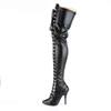 Pleaser - SEDUCE3024 Overknee laarzen - Zwart Product image